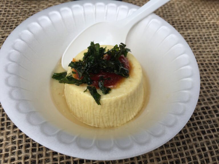 BLT Cauliflower Panna Cotta