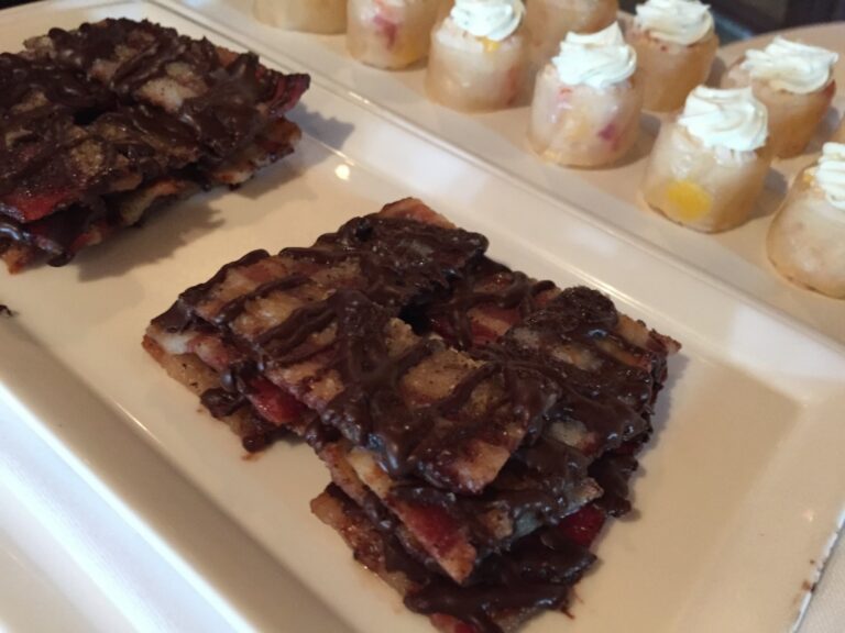 Chocolate Covered Bacon Wedding Appetizer