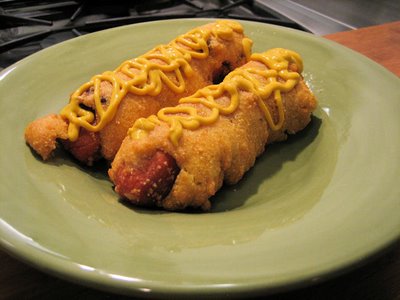Bacon Wrapped Corn Dogs